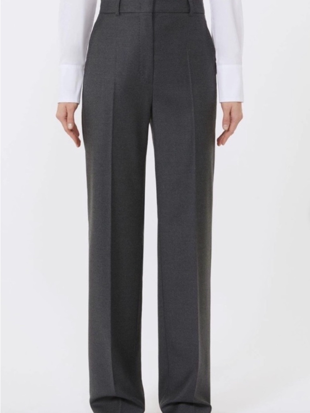 MaxMara Weekend Charcoal Herringbone Wool Jacket 14